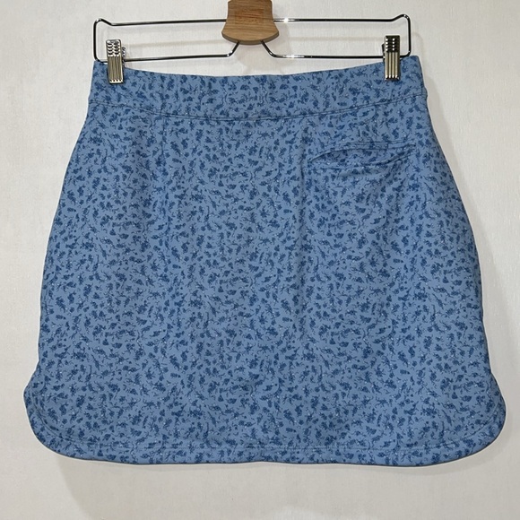 PETER MILLAR WOMENS SKORT FLORAL BLUE Sz LG - Picture 2 of 10